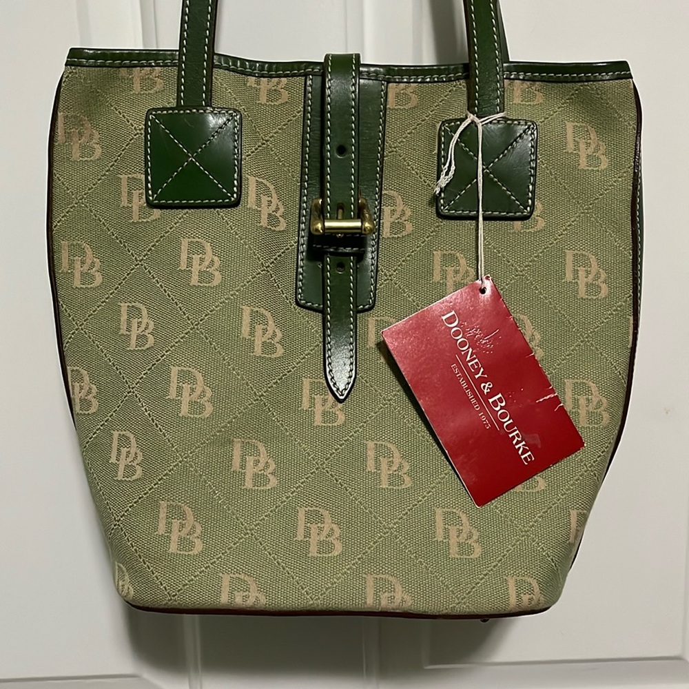 Vintage Dooneu & Bourke Bucket Bag with original tags see photos